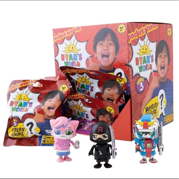 (lot of 4) Ryan's World Mystery Figure Random Blind Bags Series 3 NEW Unopened - Picture 1 of 6